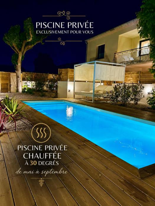 Appart COSY avec Piscine Chauffée Privée