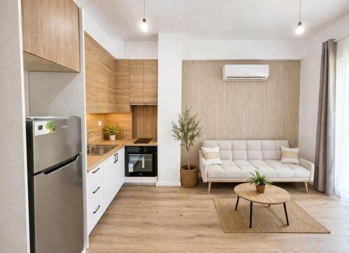 Cozy apartment near center WiFi AC balcony