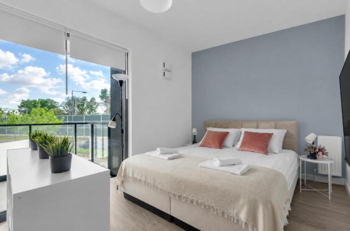 Double Studio Deluxe Ursus Parking&Balcony