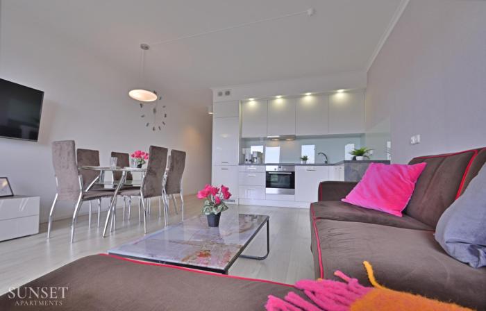 Sunset Apartments - Przestronne, słoneczne mieszkanie dla rodzin - centrum miasta z widokiem na port