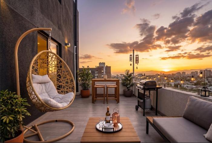 1H1B I Terraza con Vistas a la Ciudad I Ñuñoa