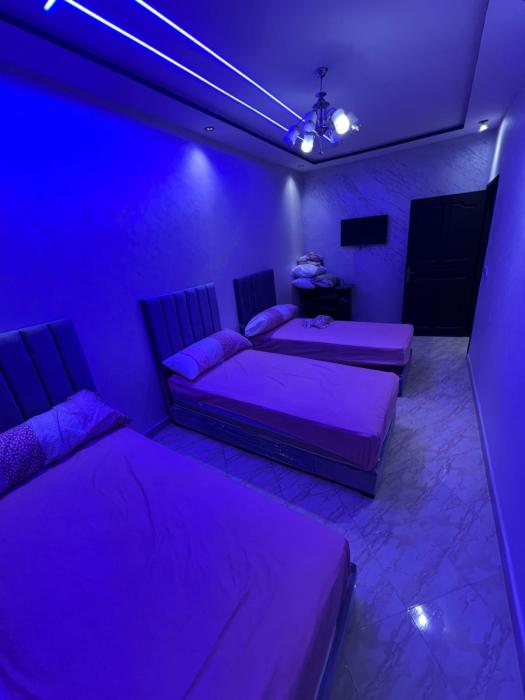 Spacious 2BR Apartment with 4 Beds & Moroccan Salon
