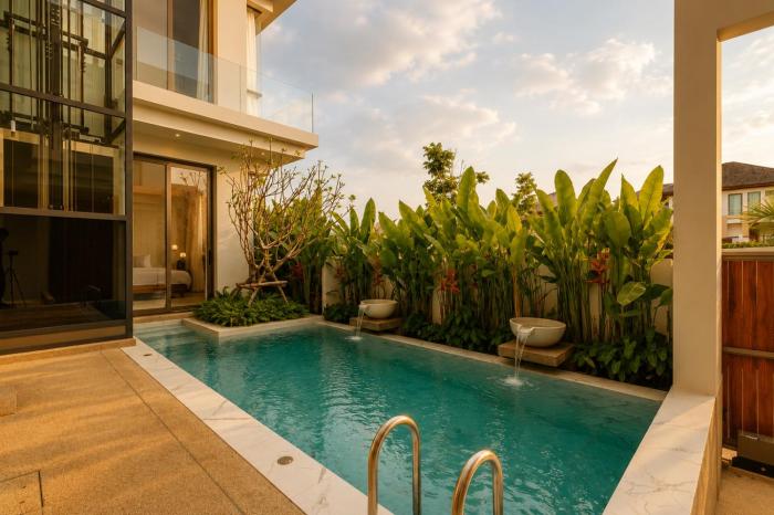 Beautiful 4BR Rooftop Villa Near the Beach V322