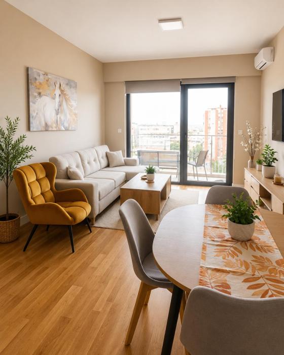 Elegant City View Apartment near Diamond Mall