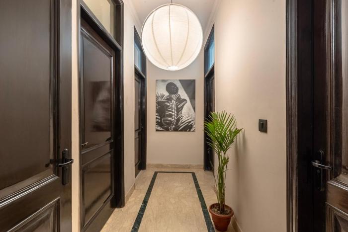 3000 Sqft of Ultra Luxury 3Bedroom Apartment with Private Cinema in Delhis Posh Locality of GK2 Hosting Parties Events Allowed Air Purifier Included
