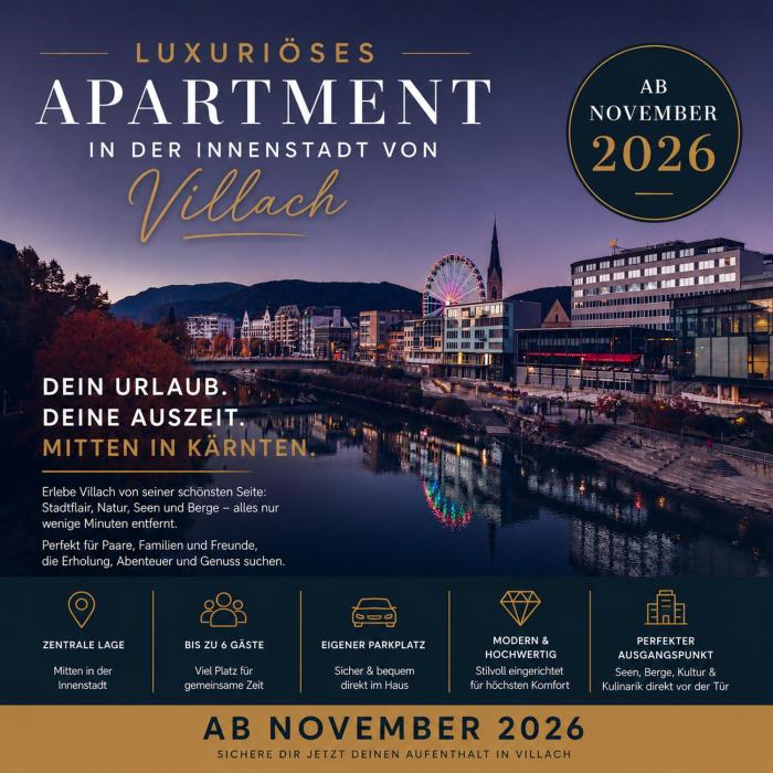 Luxuriöse Apartments in Villach