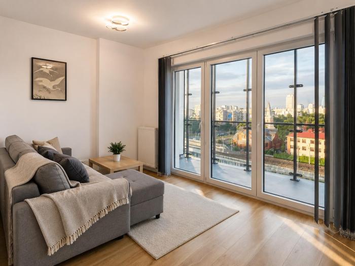 Skyline Apartment by the City Center ul Kasprzaka