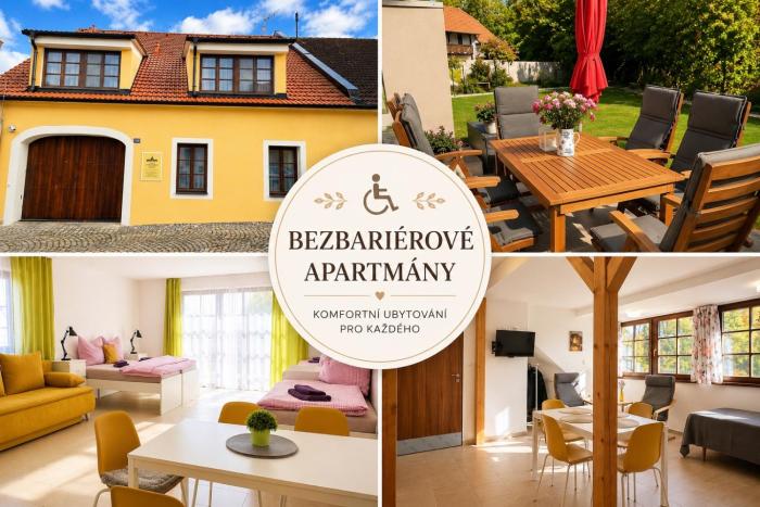 Penzion V Podzámčí - bezbariérové apartmány v centru Třeboně