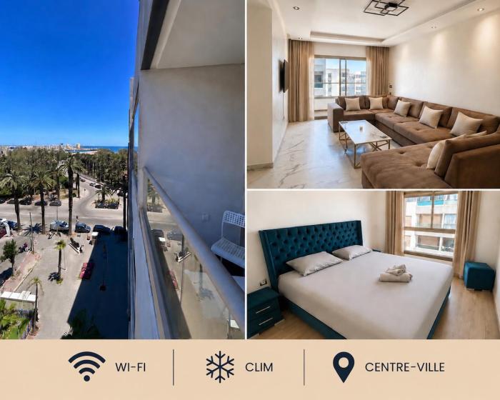 Cosy appartement centre Mohammedia 5 min plage
