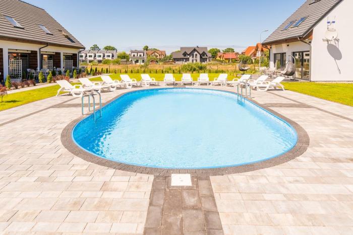 Apartament Polanki 17 z jacuzzi ogrodowym na WYŁĄCZNOŚĆ i wspólnym basenem