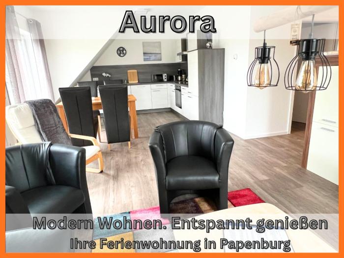 FeWo "Aurora" große Dachterrasse Neubau 74qm EBK 2 SZ Free WiFi