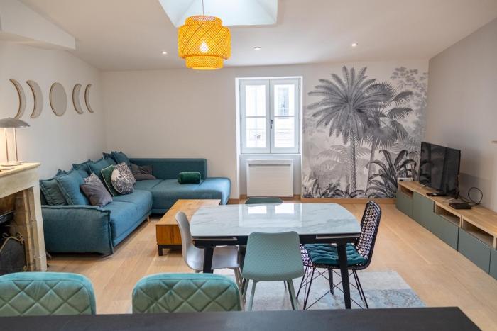 Duplex lumineux au marché de La Rochelle