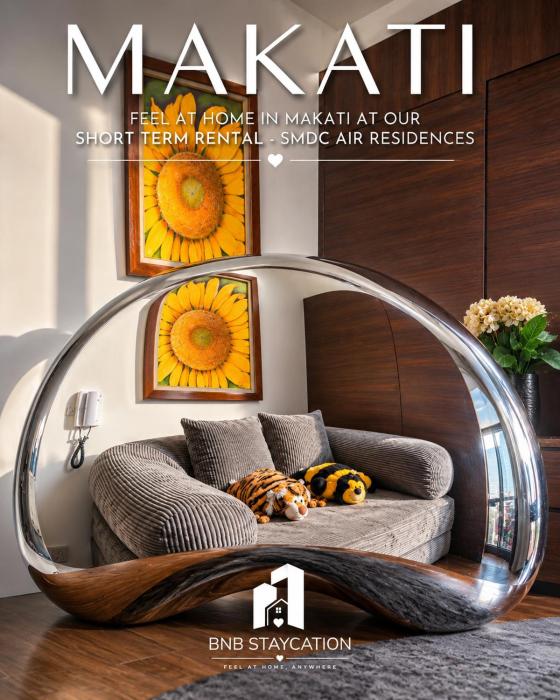 Modern 1BR Condo in Air Residences Makati Near Ayala CBD City View