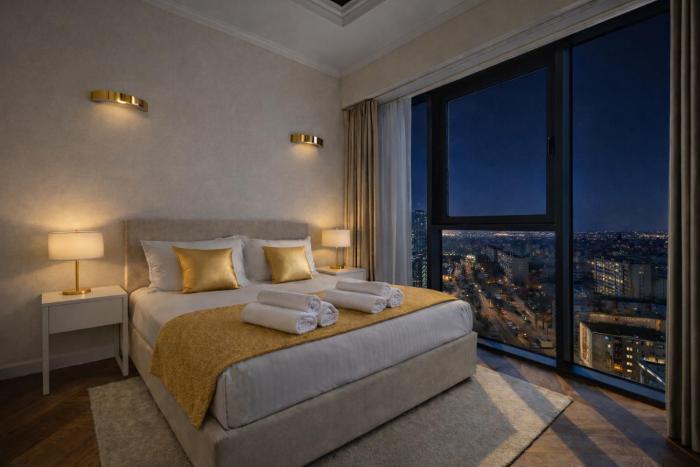 Hanza Tower BLACK 22 SPA & Sauna & Pool & Jacussi
