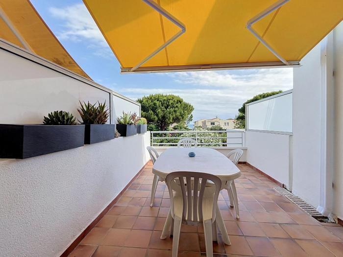 Studio lumineux 4 pers, près de la plage avec Wi-Fi - FR-1-715-110