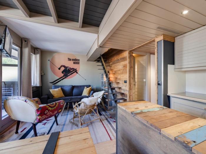 Duplex ski aux pieds, 3 chambres - 6 pers. - FR-1-518-181