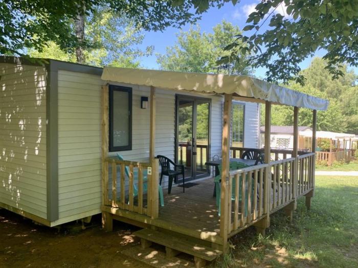 Mobil-home climatisé - 4 pers., animaux OK - API-1-52-2903
