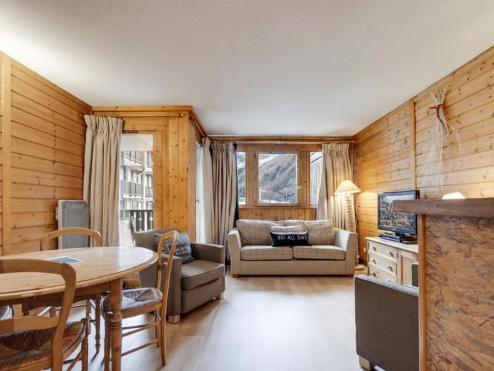 Appartement parking couvert - 4 pers., vue pistes - FR-1-518-207