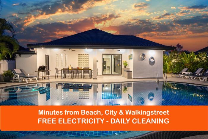Villa Sabai, minutes to the Beach and City Pattaya