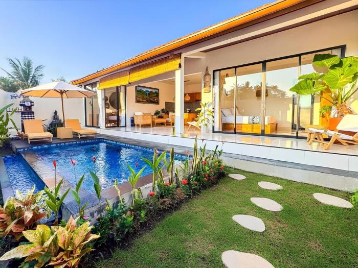 2BR Private Boho Style Villa, Jungle Pool, Yoga, Near Ubud Center