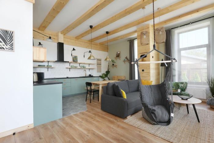 APARTAMENT PREMIUM Z DuŻYM TARASEM - DOM NAD MORZEM TARAS WIDOKOWY ZE STREFĄ WYPOCZYNKU, SALA ZABAW
