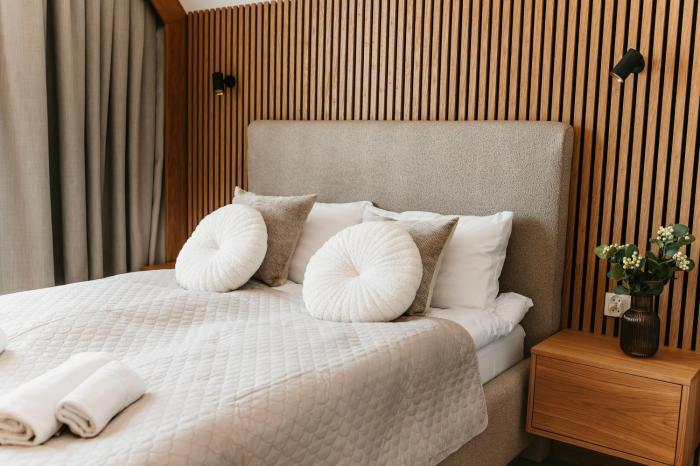 Apartament Premium z dwoma sypialniami A14 - klimatyzacja i parking podziemny w cenie - Mountain & River Residence - IZBY PODHALAŃSKIE