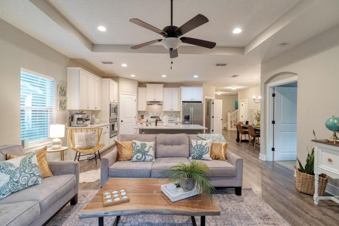 Serene 3 bedroom house with AC in charming Saint Augustine