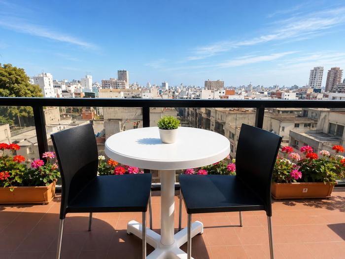Sunny Recoleta Apartment w Balcony and Pool