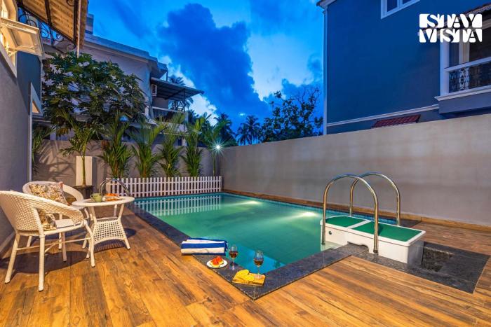 StayVistas Anya Nirvana - Benaulim - 4BHK Villa with Jacuzzi & Private Pool