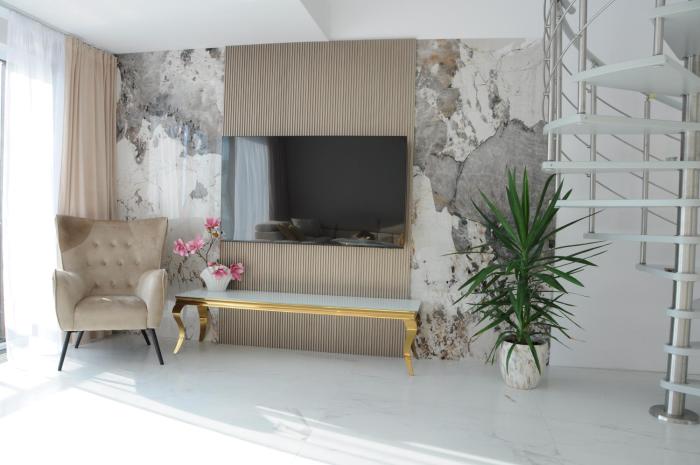 Apartament Kaszmirowy z SAUNĄ z widokiem na morze - Nadmorski Luksus Apartamenty