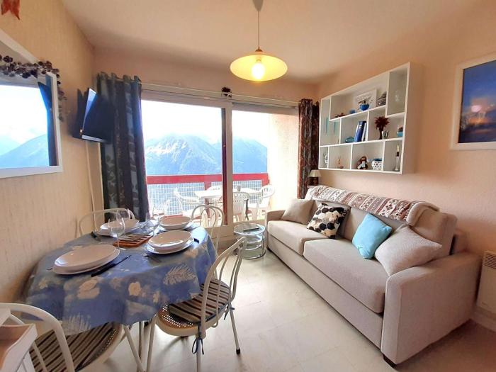 Studio cosy, vue panoramique montagne - 4 pers. - FR-1-457-493