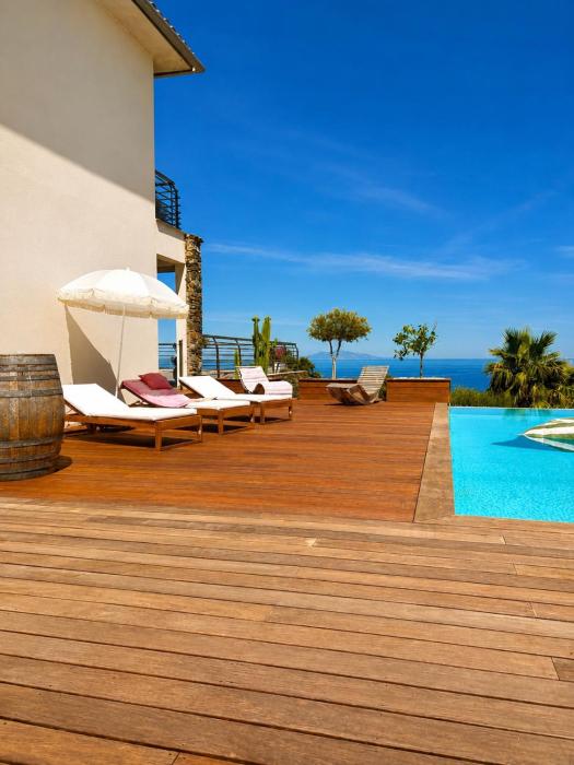 maison maeva avec piscine et vue mer