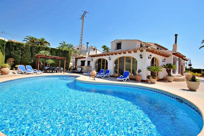 Finca Fantaxat - holiday home with private pool and panoramic views in Benissa