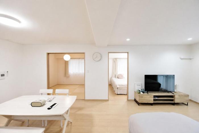 Room 501 Japanese Tatami 3LDK 75sqm Near Namba Family Friendly Stay