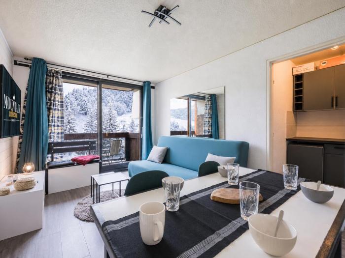 Studio, animaux admis, vue pistes - 4+1 pers. - FR-1-267-364
