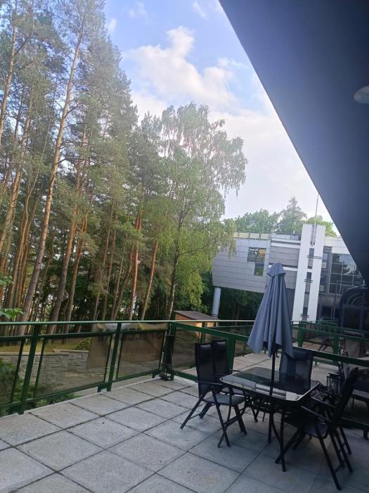 STUDIO LEŚNE z DUŻYM TARASEM nad Zalewem