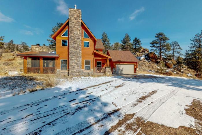 Enjoy the Night Skies from this Custom Countryside Home with Private Hot Tub