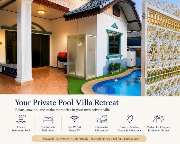 Affordable pool villa in premium location