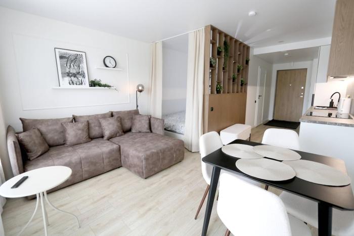 Stylish Apartment in Visoriai Fast Wi-Fi