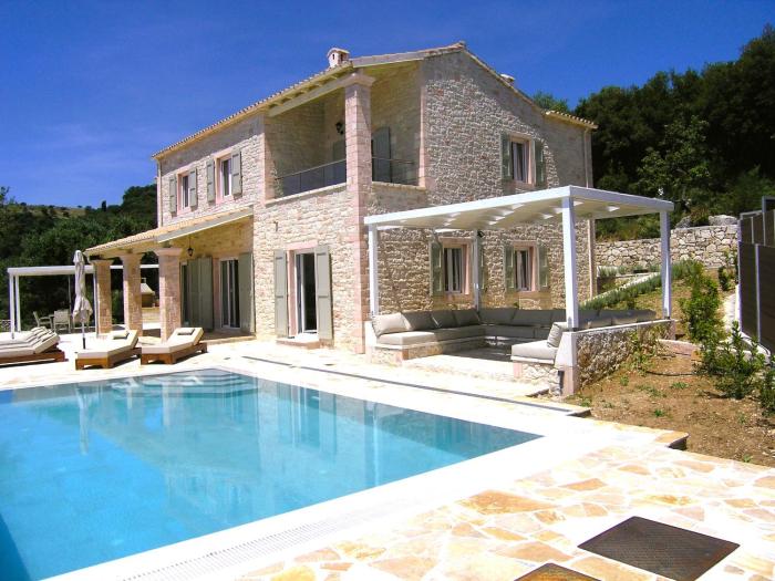 Stone Villa Vasiliki Private Pool & Sea View