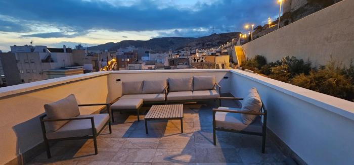 Casa Jairán - Terraza con vistas a La Alcazaba