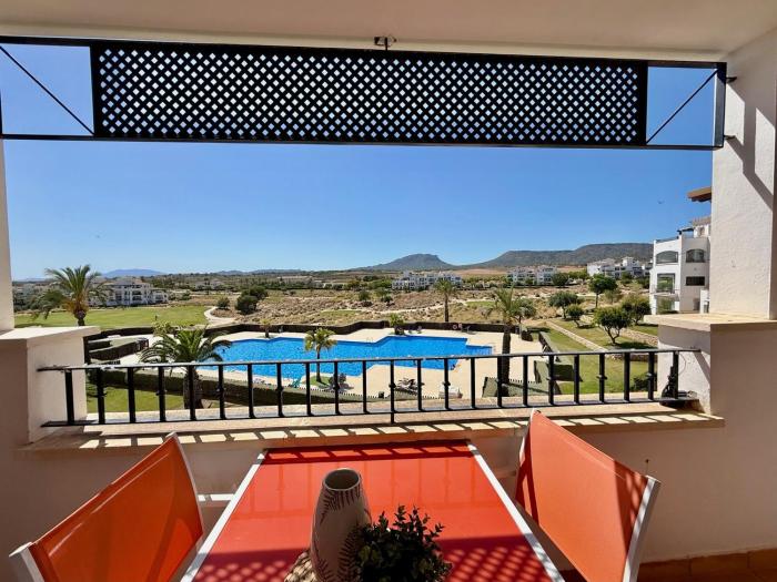 Stylish apartment with amazing pool view, Hacienda Riquelme Golf Resort