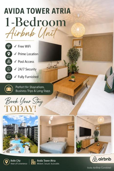 Spacious 1-Bedroom unit in Atria Prime Location