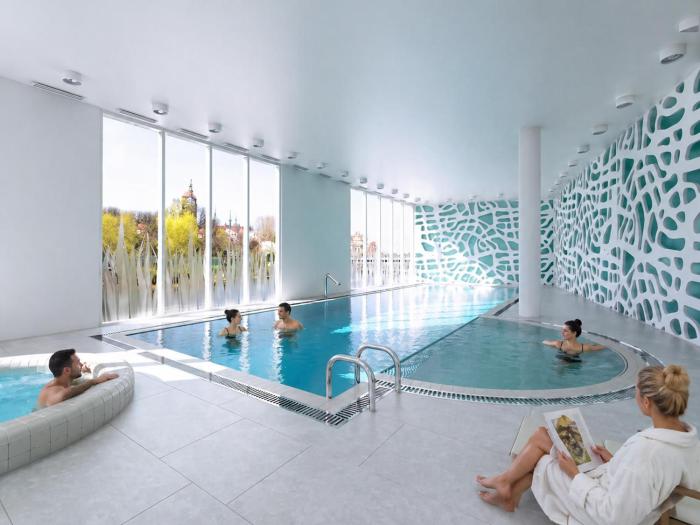 Waterlane Island with Pool, Sauna & Gym by Lion Apartments