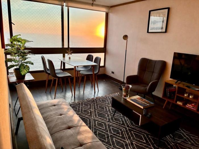 Hermoso departamento en Costa de Montemar, Concón -las piscinas sólo se pueden usar en arriendos sobre 15 días
