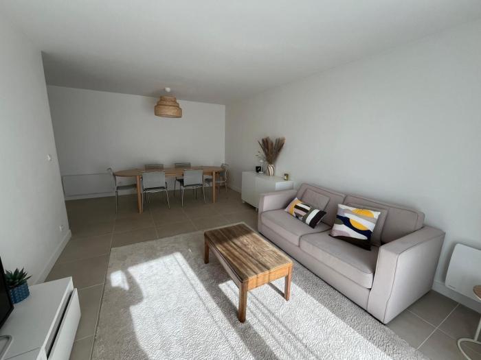 Appartement avec piscine chauffée et Tennis proche Deauville