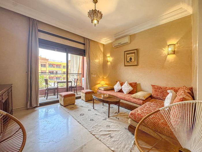 Le Patio des Palmiers 2Br & Terrace