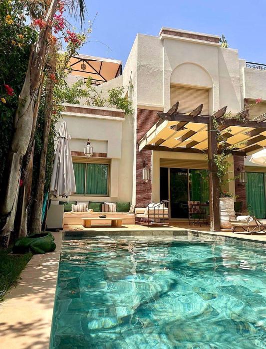Villa Luxe Golf Amelkis Piscine et Vue Atlas Marrakech