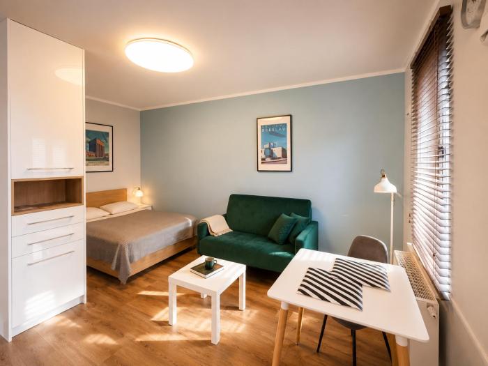Miłe ciche studio w centrum Wrocławia