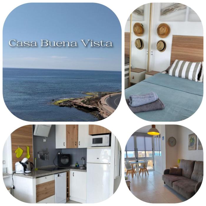 Casa BUENA VISTA con vistas al mar, primera línea, Beach Los Locos, WIFI, Torrevieja